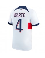 Paris Saint-Germain Manuel Ugarte #4 Venkovní Dres 2023-24 Krátký Rukáv